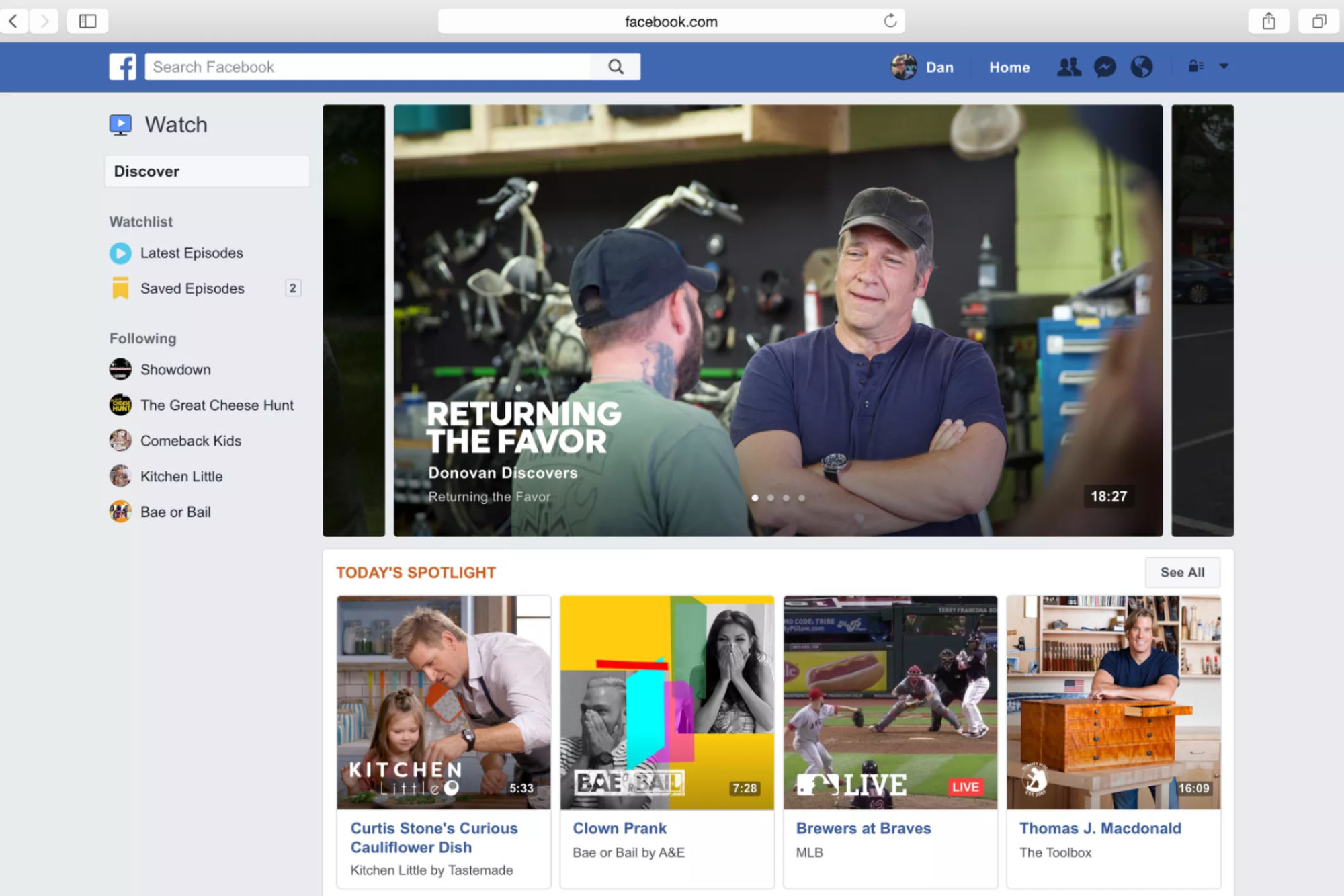Facebook Watch